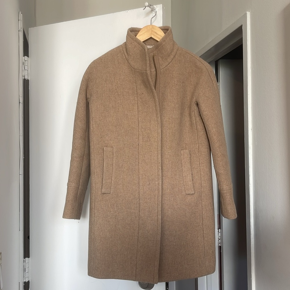 Jcrew Camel Coat 00P